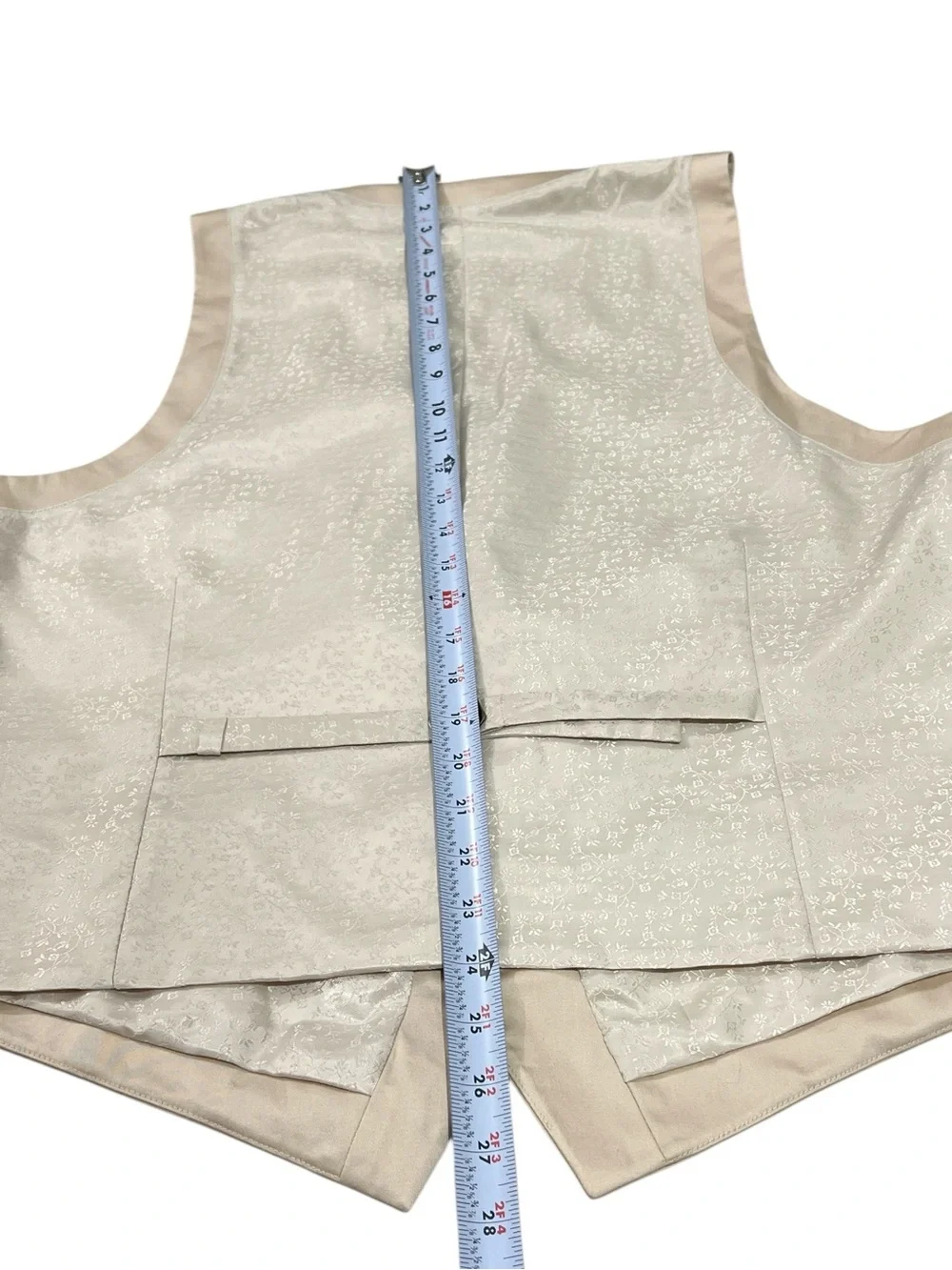 Bar III Mens Slim Fit Stretch 4-Button Suit Vest, Color Beige / Tan, Size XL